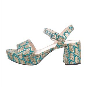 Prada platform sandals